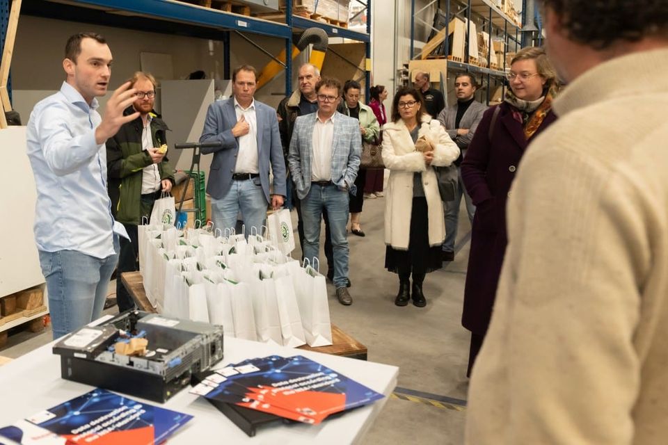 Bijeenkomst van de Grondstoffenrotonde in de Oogsthal van Gielissen